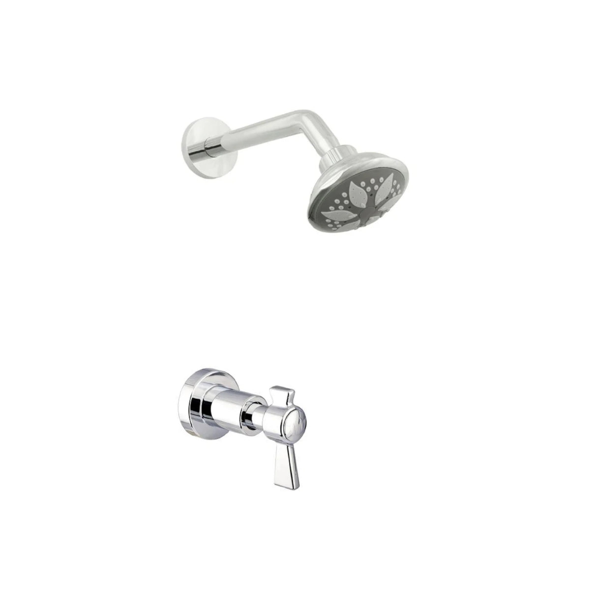 Conjunto Registro Ducha Hélix Pala + Regadera Genesis Bajo Consumó