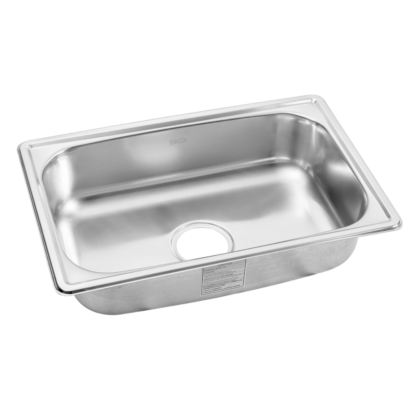 Lavaplatos De Empotrar 60 X 40 Cm Con Complementos