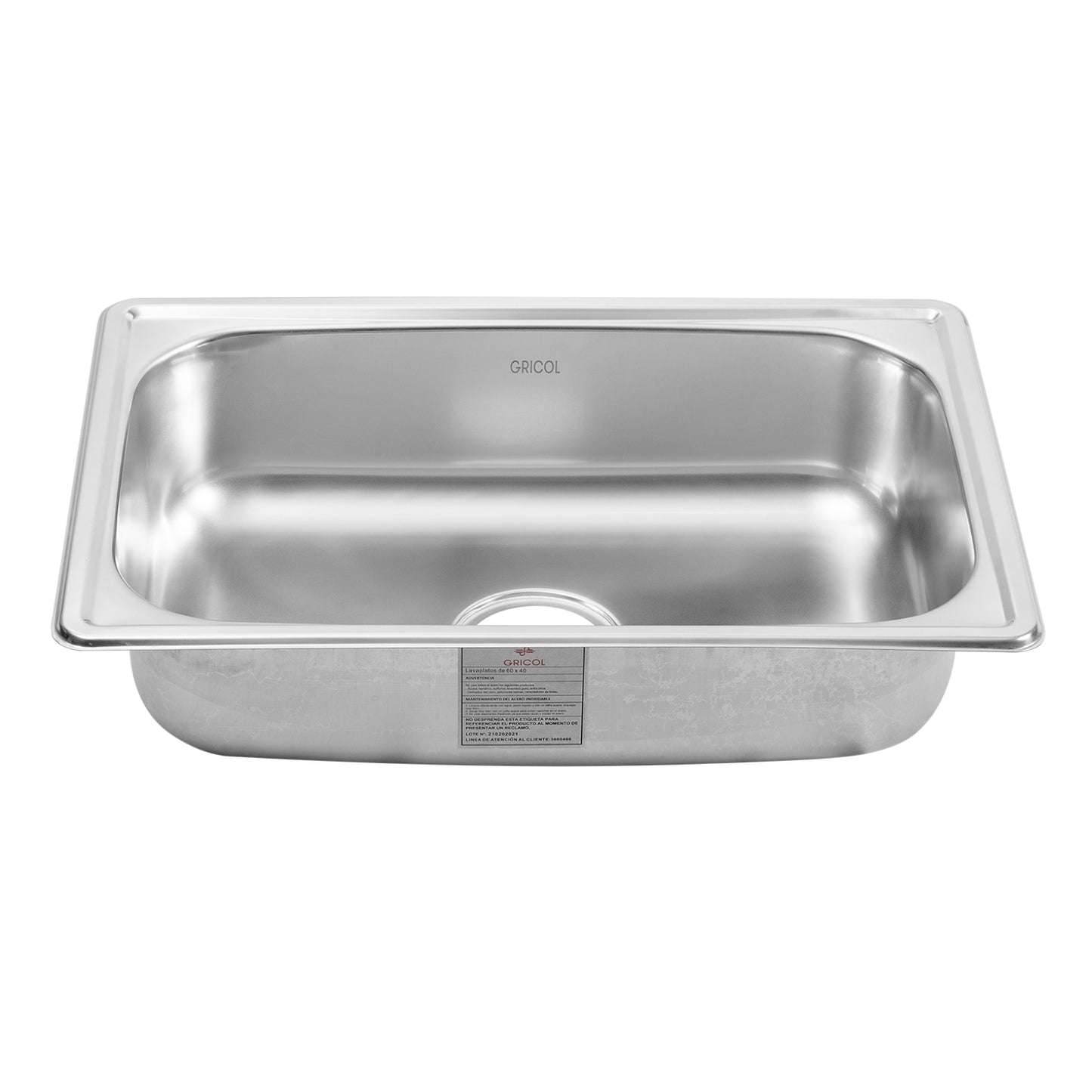 Lavaplatos De Empotrar 60 X 40 Cm Con Complementos