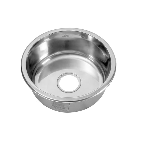 Kit Lavaplatos Acero Redondo 43 ø de empotrar