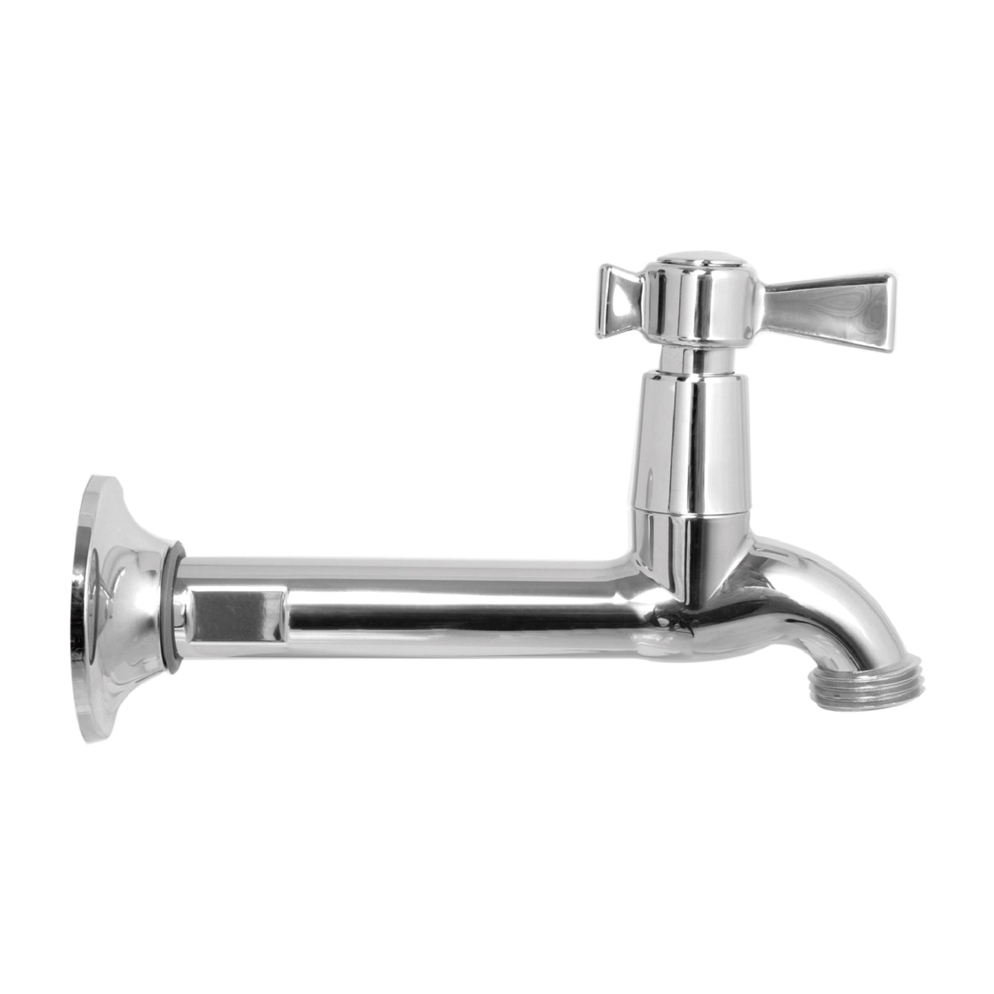 Llave extensión manguera metálica cromada Bajo Consumo