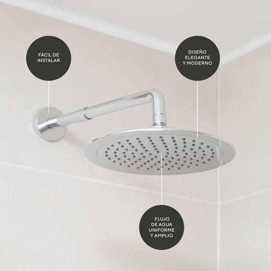Regadera Iseo Redonda Bajo Consumo