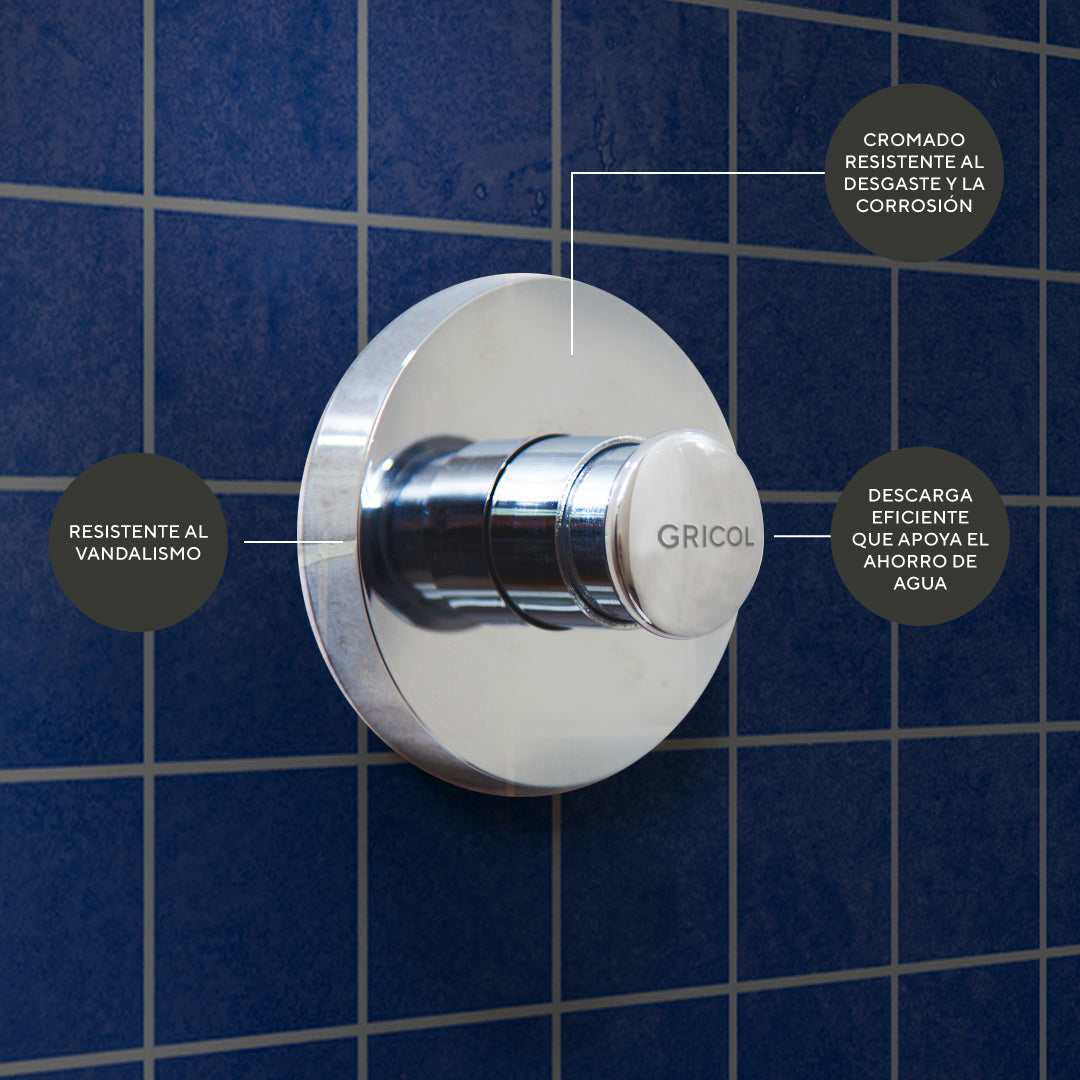 Válvula Orinal Push