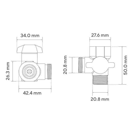 Desviador Para Regadera Y Teleducha