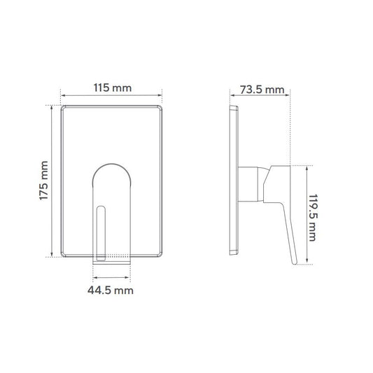Monomando Ducha Voga