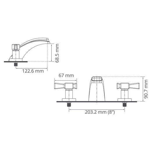 Mezclador 8" Helix Pala