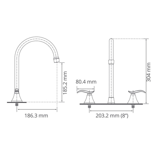 Mezclador 8" Tedesca