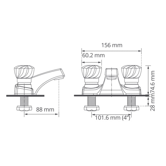 Mezclador 4" Kristhal