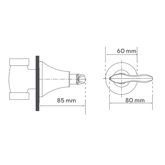 Registro Ducha Tedesca
