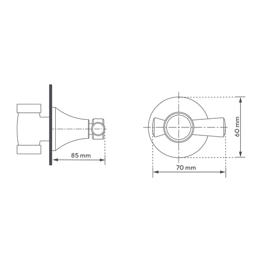 Registro Ducha Toscana