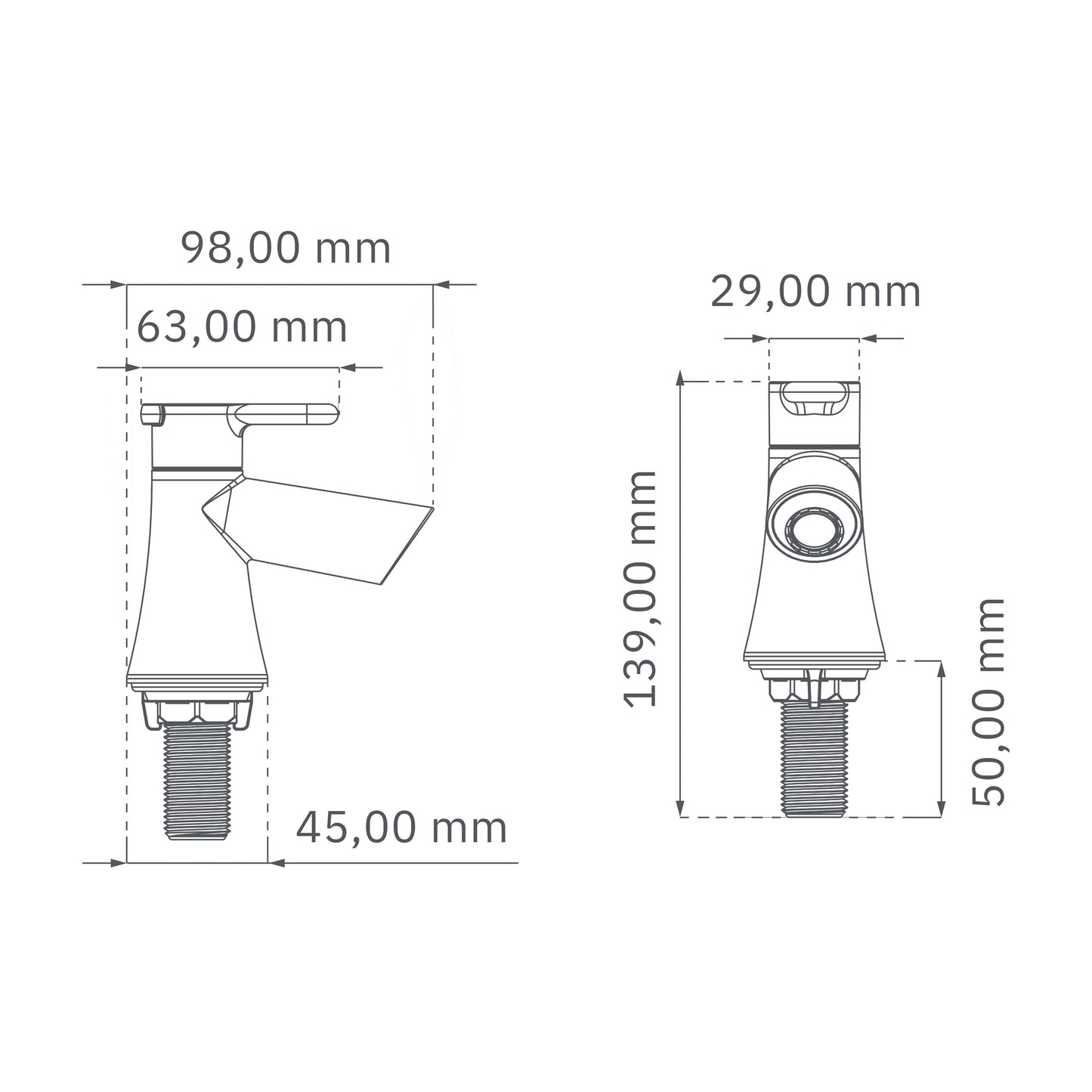 Llave Lavamanos Roma
