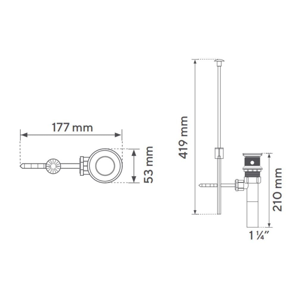 Desagüe Automático Con Rebose