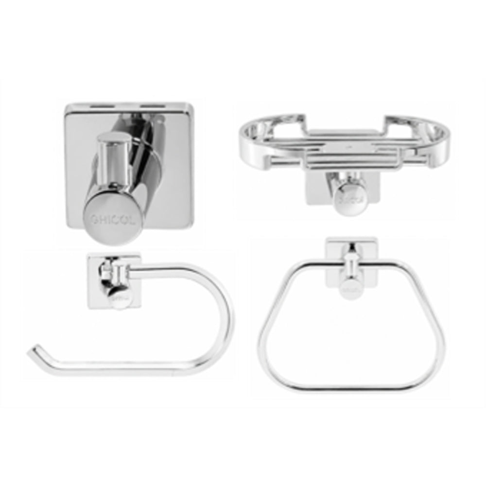 Kit Accesorios 4 Piezas Genesis (Toallero Aro)