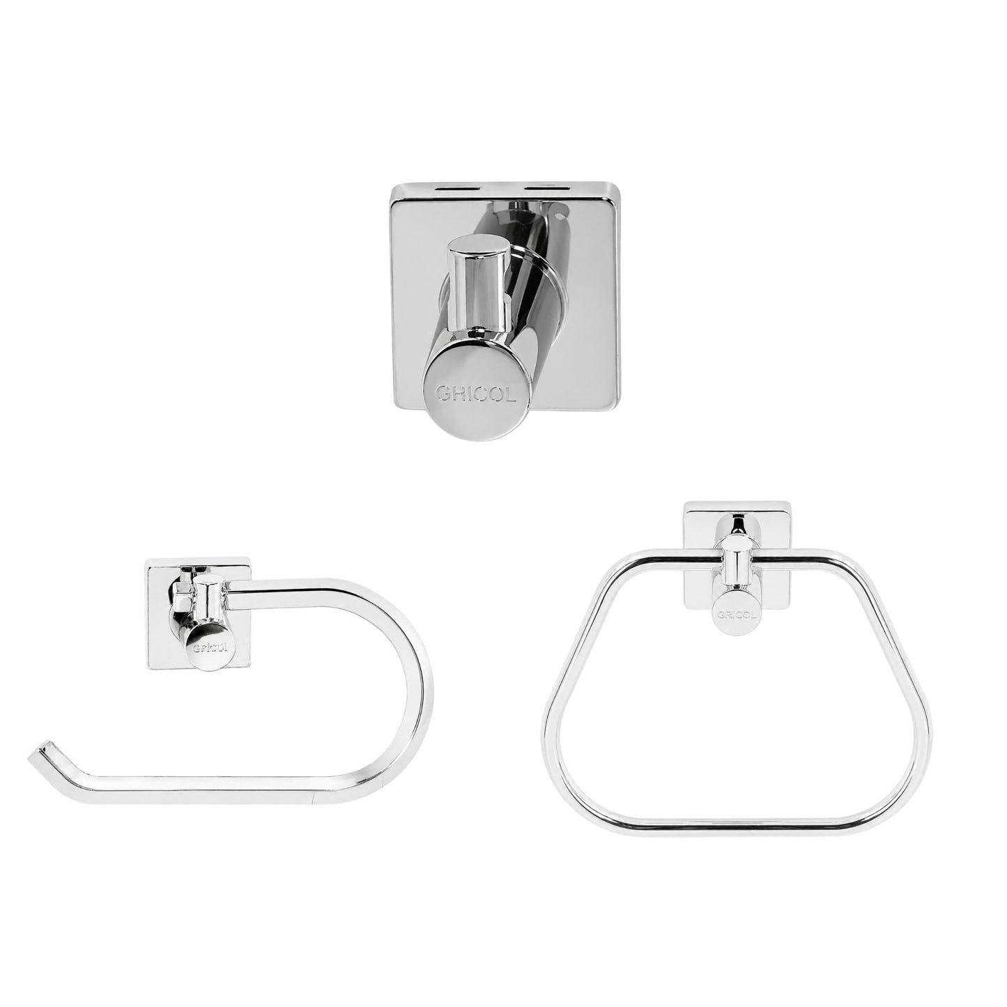 Kit Accesorios 3 Piezas Génesis con Toallero Aro