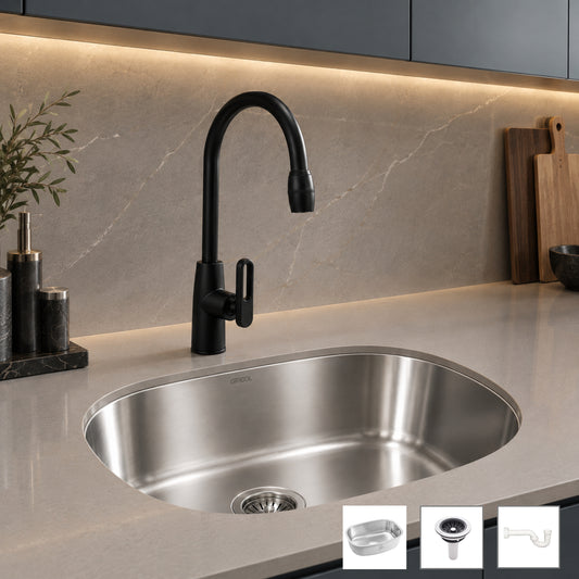 KIT Lavaplatos Acero  56 x 40 de Submontar