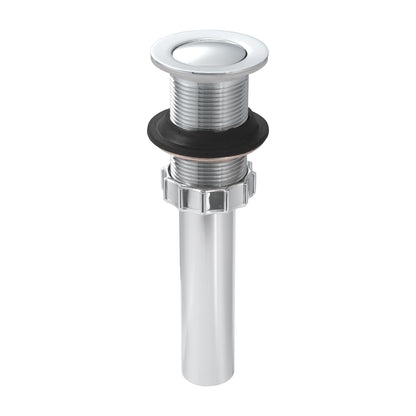Desagüe Push Metálico Sin Rebose Corto