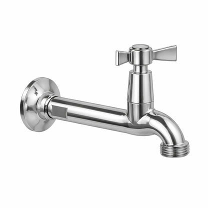 Llave Extensión Manguera Plástica Cromada 1/4 De Giro Bajo Consumo
