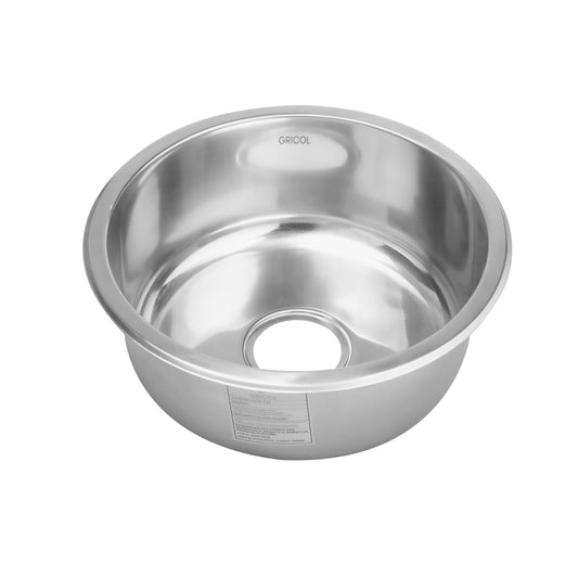 Lavaplatos De Empotrar Redondo 43 Cm Con Complementos