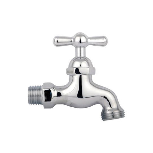 Llave Manguera Pesada Metálica Cromada