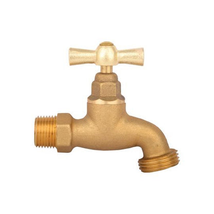 Llave Manguera Metálica Bronce