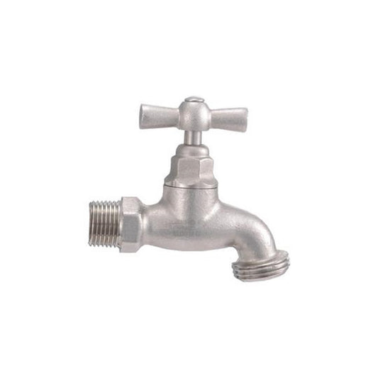 Llave Manguera Metálica Satinada