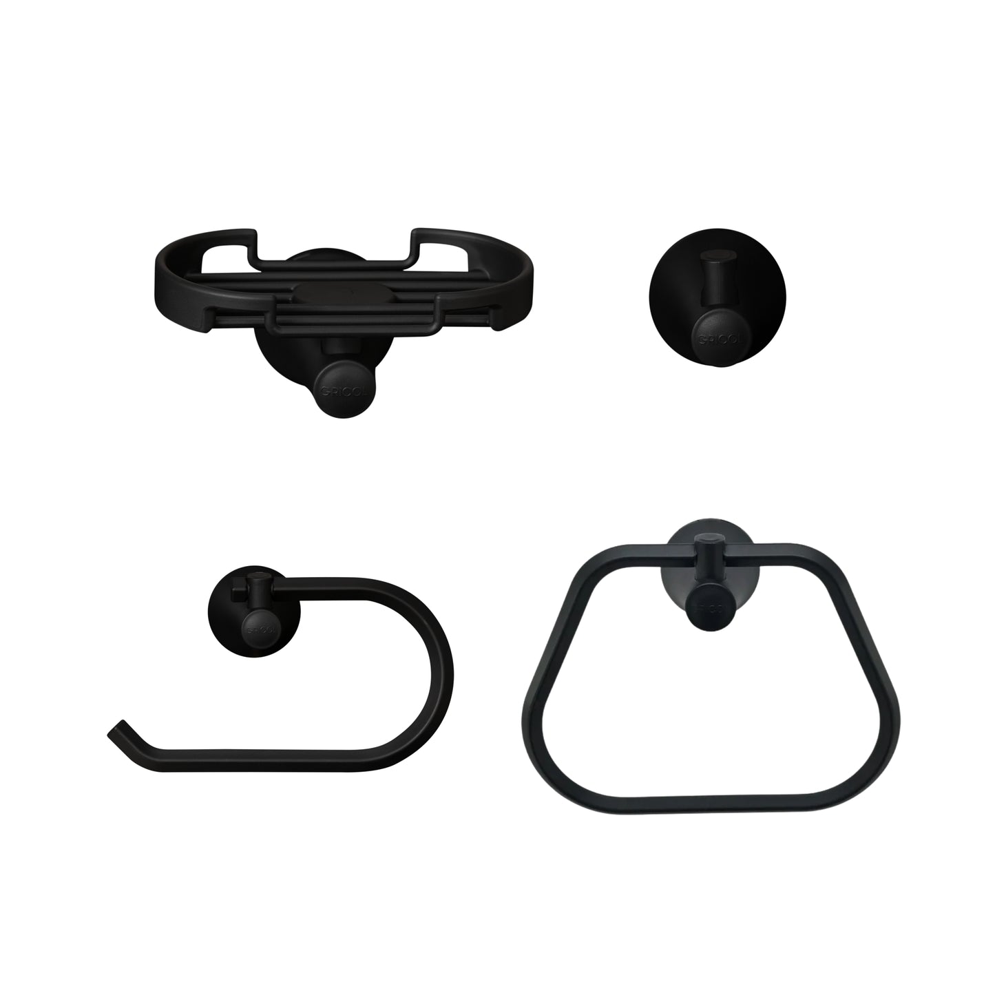 Kit Accesorios 4 Piezas Contempra (Toallero Aro)