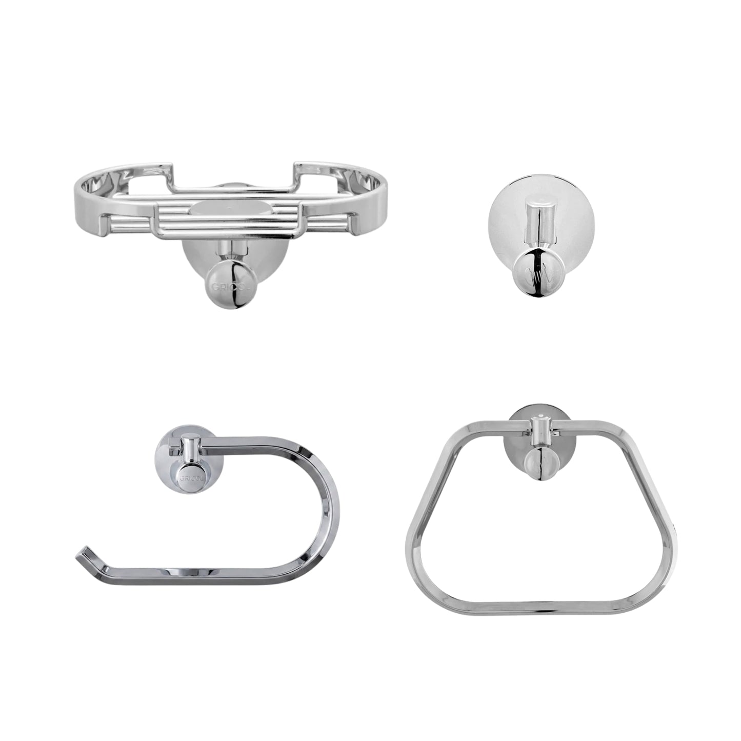 Kit Accesorios 4 Piezas Contempra (Toallero Aro)