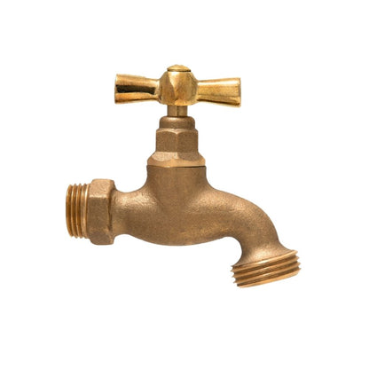 Llave Manguera Liviana Metálica Bronce Bajo Consumo