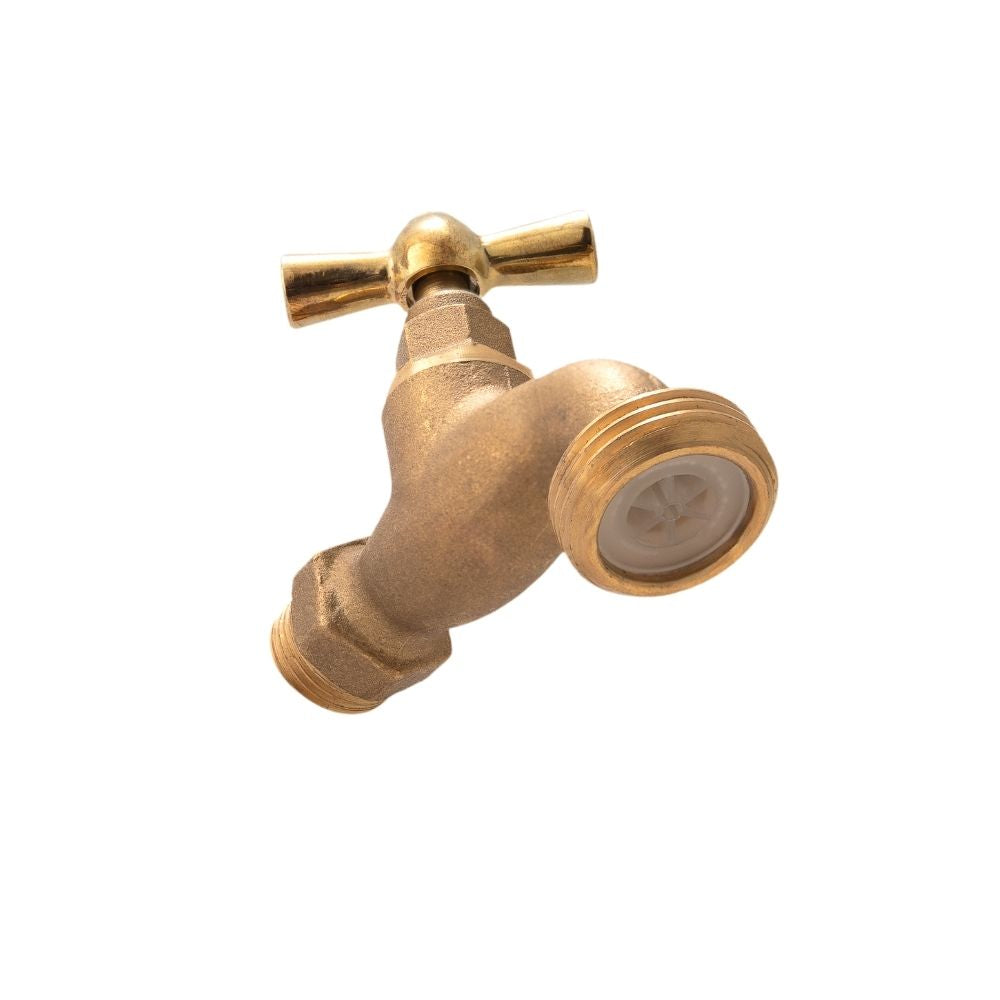 Llave Manguera Liviana Metálica Bronce Bajo Consumo