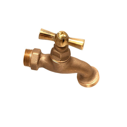 Llave Manguera Liviana Metálica Bronce Bajo Consumo