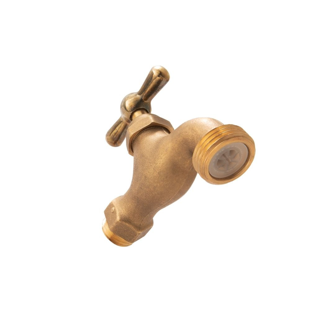 Llave Manguera Pesada Metálica Bronce Bajo Consumo
