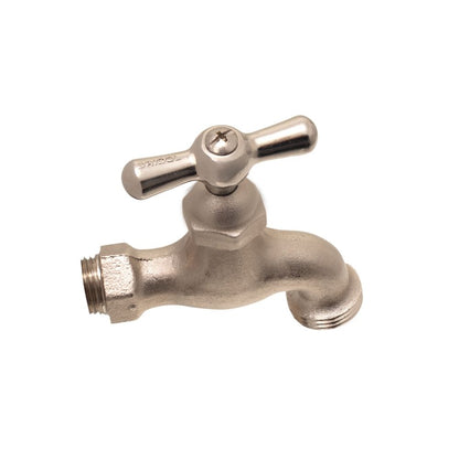 Llave Manguera Pesada Metálica Satinada Bajo Consumo