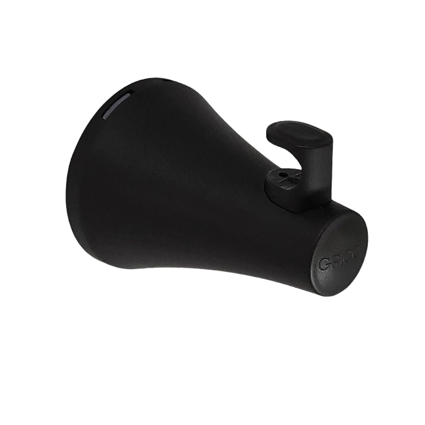 Gancho perchero para baño Contempra negro mate ref. 01-2502-07  vista isométrica