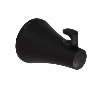 Gancho perchero para baño Contempra negro mate ref. 01-2502-07  vista isométrica