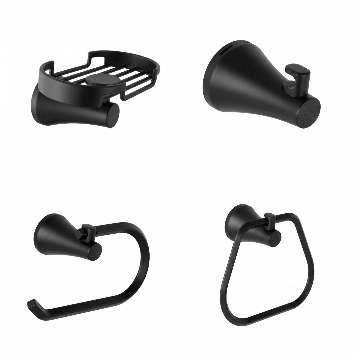 Kit Accesorios 4 Piezas Contempra (Toallero Aro)