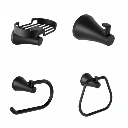 Kit Accesorios 4 Piezas Contempra (Toallero Aro)