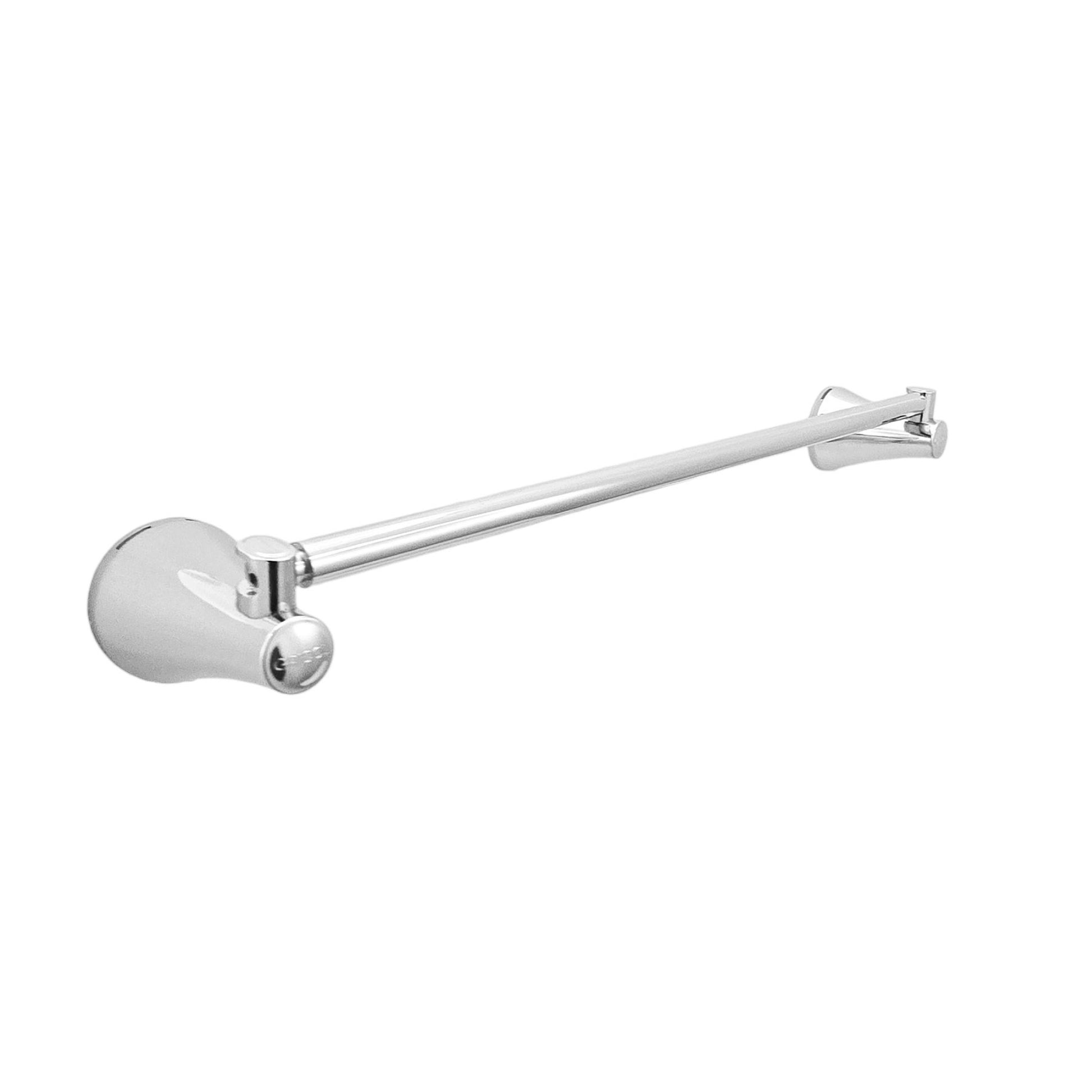 Toallero de barra Contempra Gricol cromado ref. BL-2507-11 para baño vista en diagonal.