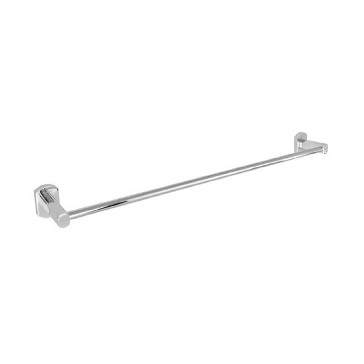 Toallero de barra metálico Portobello Gricol cromado ref. 01-2555-11 para baño vista en diagonal.