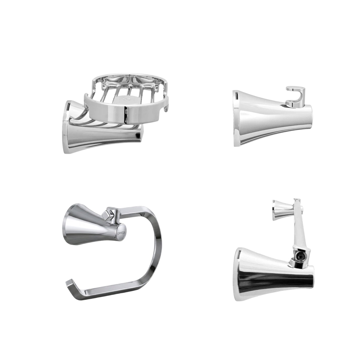 Kit Accesorios 4 Piezas Contempra (Toallero Barra)
