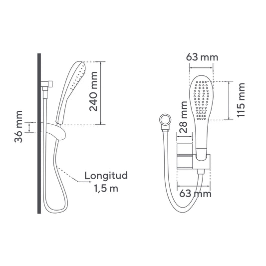 Teleducha Con Manguera - Abruzzo