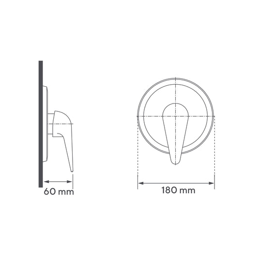 Monomando Ducha Tiffany