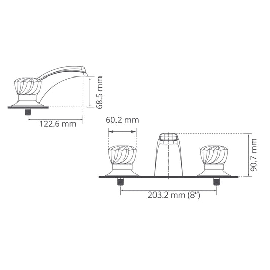 Mezclador 8" Kristhal