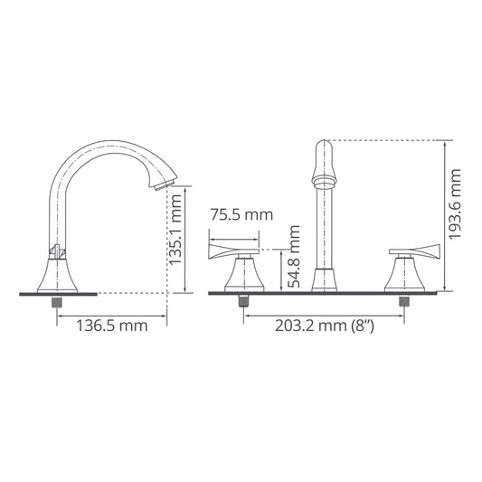 Mezclador 8" Pristina
