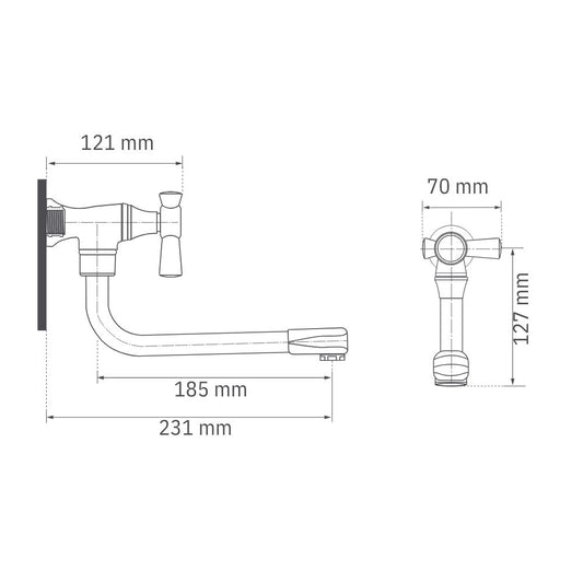 Llave Móvil Pared S Toscana