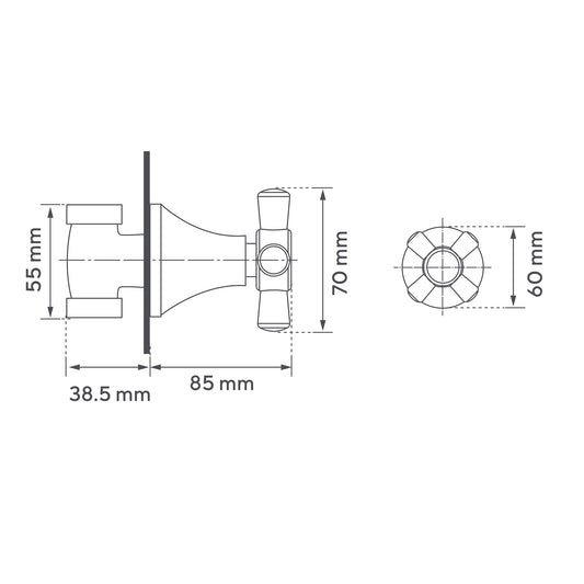 Registro Ducha Helvetia