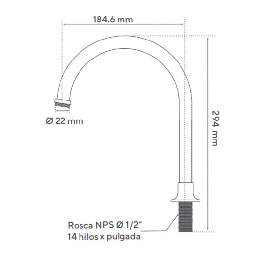 Brazo Móvil Lavaplatos Plástico