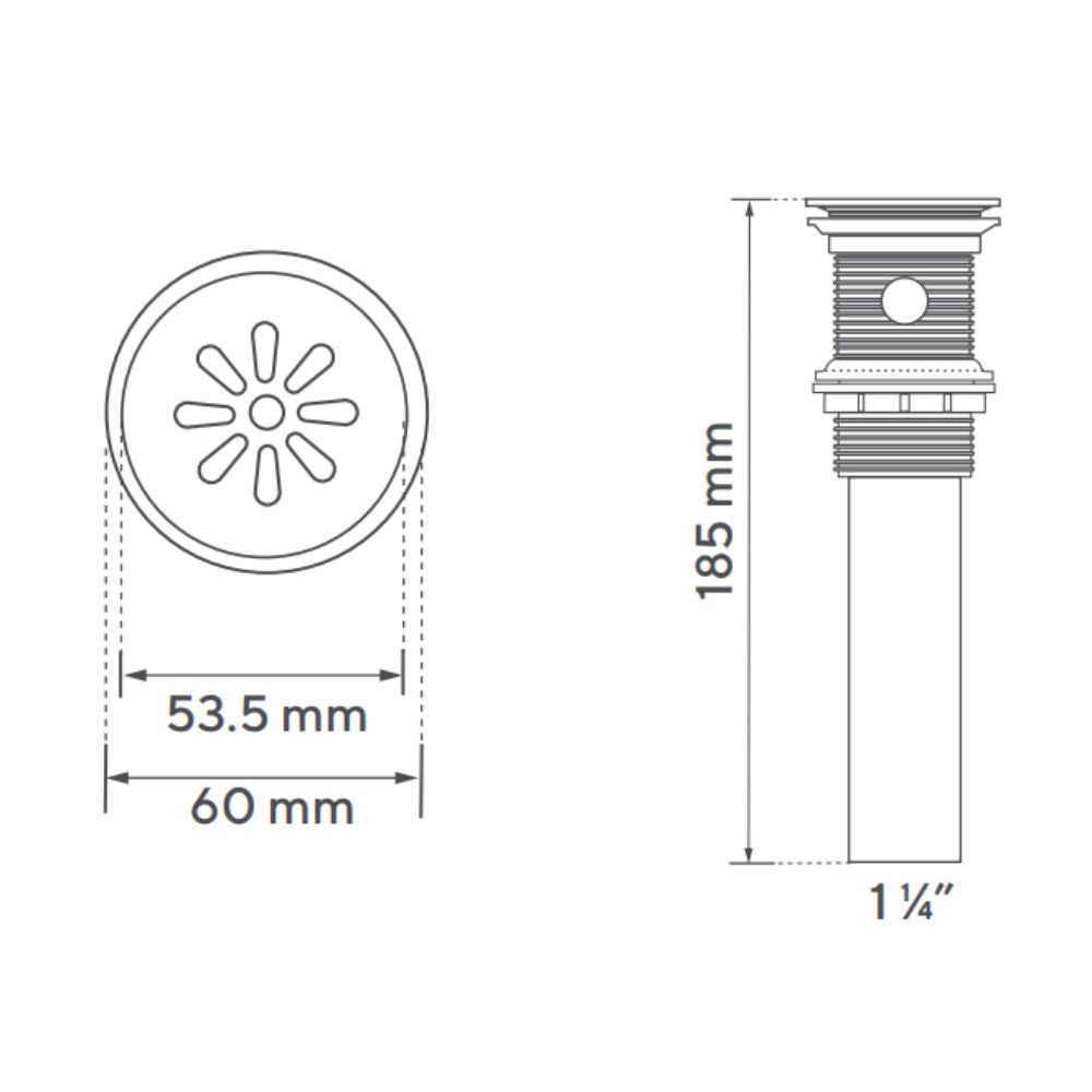 Desagüe Sencillo Con Rebose